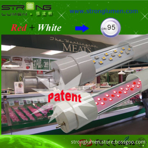 China Gold Supplier CRI>90 Pink LED Meat Tube for Supermarket